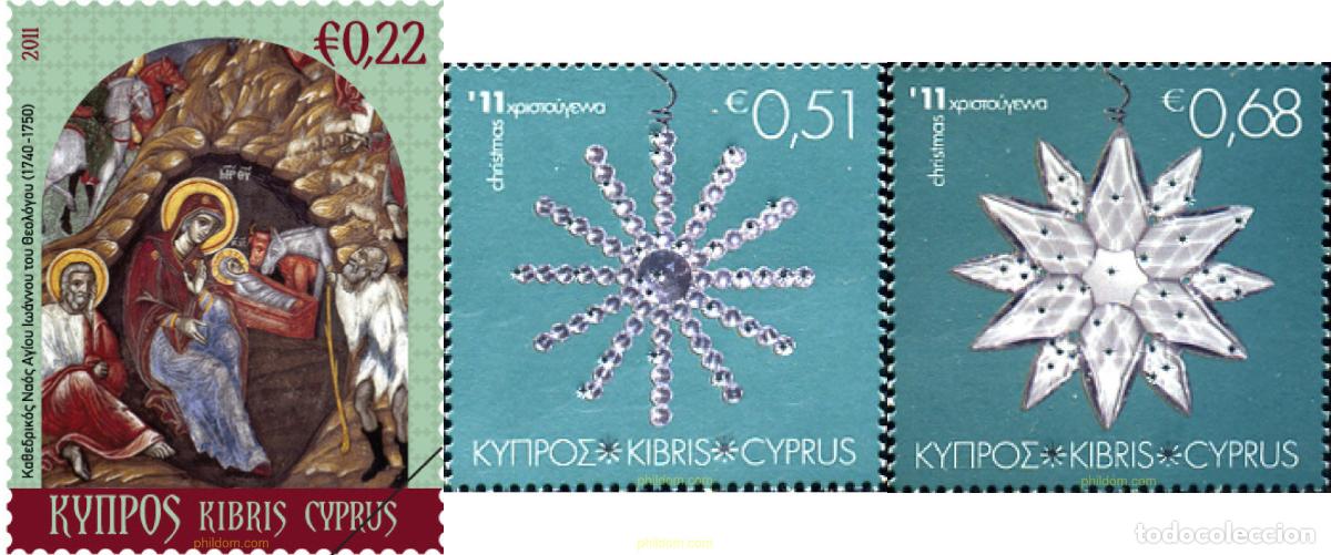 Sellos: 272588 MNH CHIPRE 2011 NAVIDAD