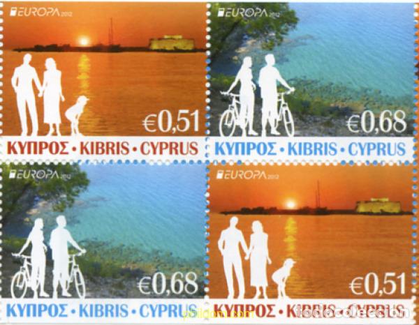 Sellos: 276242 MNH CHIPRE 2012 EUROPA CEPT 2012 - TURISMO