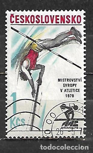 Sellos: 1978: CHECOSLOVAKIA Campeonato europeo de atletismo. Praga (CTO)