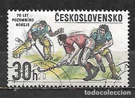 Sellos: 1978: CHECOSLOVAKIA 70&ordm; Aniversario del hockey hierba checoslovaco (CTO)