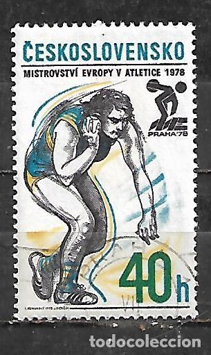 Sellos: 1978: CHECOSLOVAKIA Campeonato europeo de atletismo. Praga (CTO)