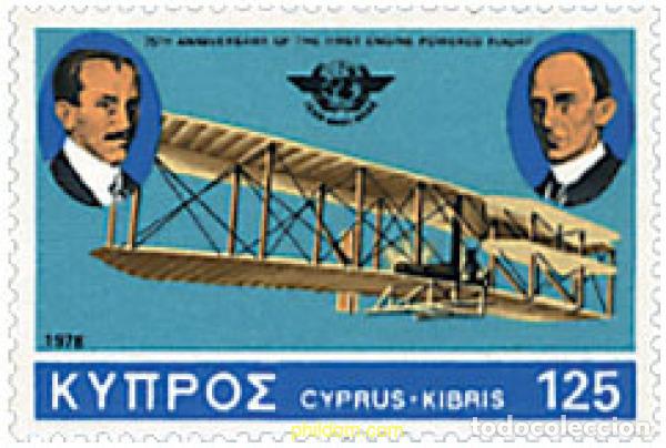 Sellos: 71724 MNH CHIPRE 1978 AVIACION PIONERA.