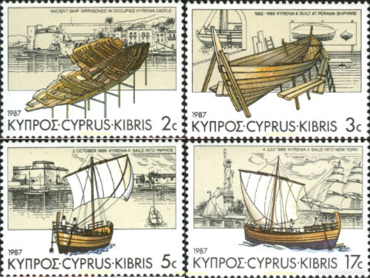 Selos: 114772 MNH CHIPRE 1987 ANIVERSARIO DE LA LLEGADA DE &rdquo;KENIA II&rdquo; A CHYPRE