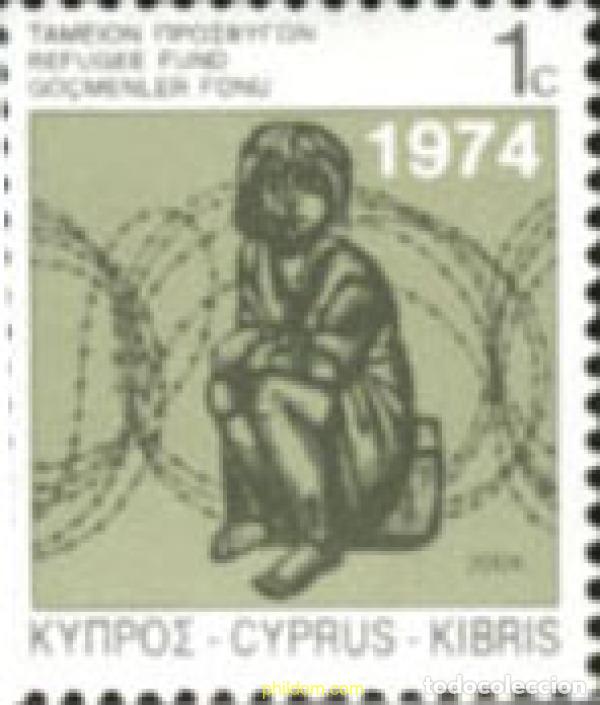 Sellos: 164437 MNH CHIPRE 1991 PARA LOS REFUGIADOS