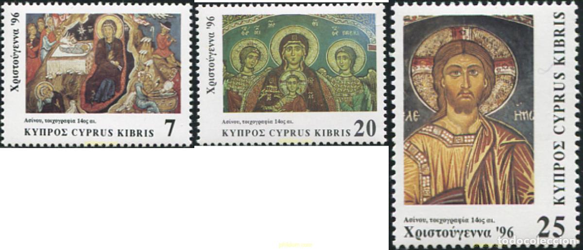 Sellos: 115006 MNH CHIPRE 1996 NAVIDAD. FRESCOS