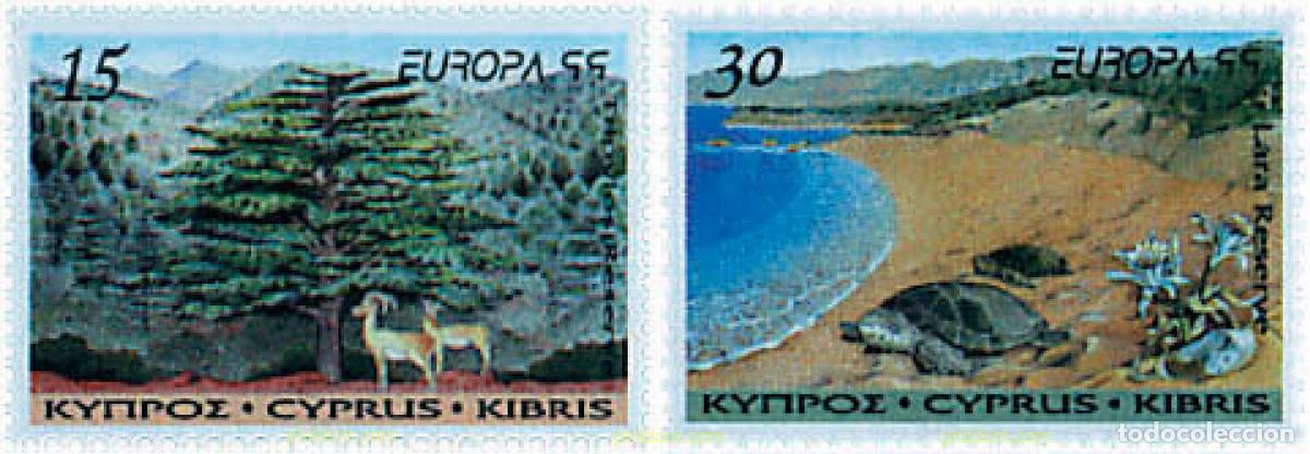 Sellos: 63166 MNH CHIPRE 1999 EUROPA CEPT. RESERVAS Y PARQUES NATURALES