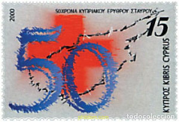 Sellos: 51403 MNH CHIPRE 2000 CENTENARIO DE LA CRUZ ROJA EN CHIPRE