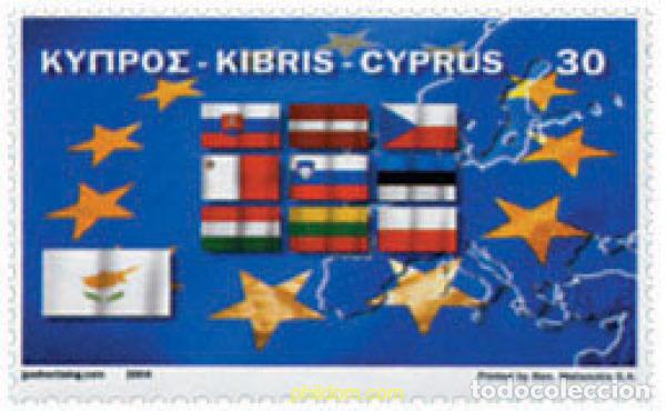 Sellos: 146027 MNH CHIPRE 2004 AMPLIACION DE LA UNION EUROPEA