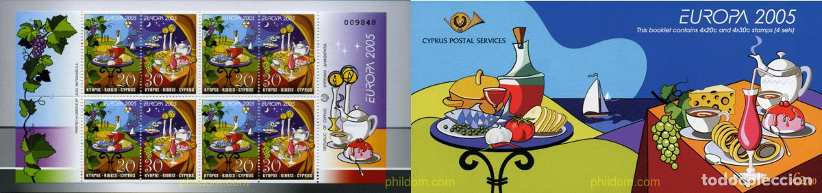 Sellos: 170224 MNH CHIPRE 2005 EUROPA CEPT 2005 - GASTRONOMIA
