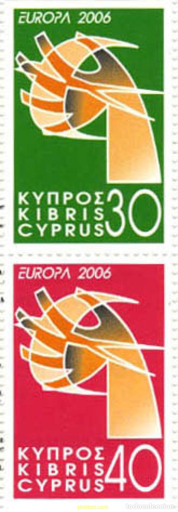 Sellos: 195418 MNH CHIPRE 2006 EUROPA CEPT. LA INTEGRACION DE LOS INMIGRANTES SEGUN LA VISION DE LA GENTE J