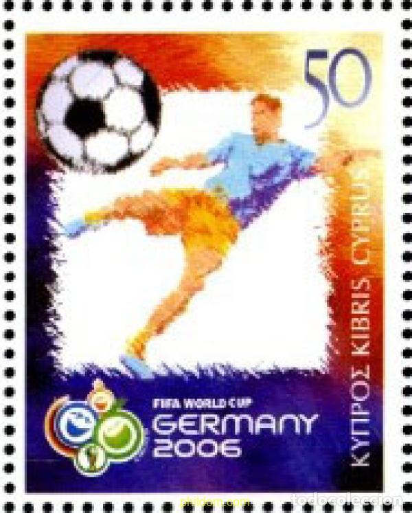 Sellos: 189804 MNH CHIPRE 2006 COPA DEL MUNDO DE FUTBOL 2006 EN ALEMANIA