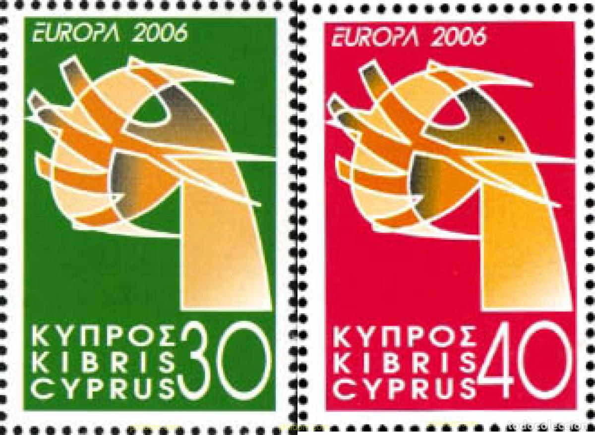 Sellos: 191801 MNH CHIPRE 2006 EUROPA CEPT. LA INTEGRACION DE LOS INMIGRANTES SEGUN LA VISION DE LA GENTE J