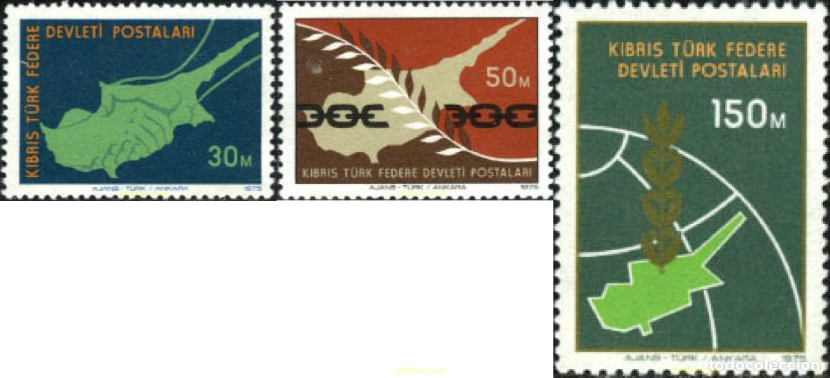 Sellos: 164569 MNH CHIPRE. Administraci&oacute;n turca 1975 PAZ EN CHIPRE