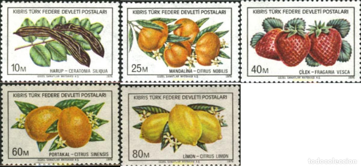 Sellos: 164574 MNH CHIPRE. Administraci&oacute;n turca 1976 PRODUCTOS DE EXPORTACION
