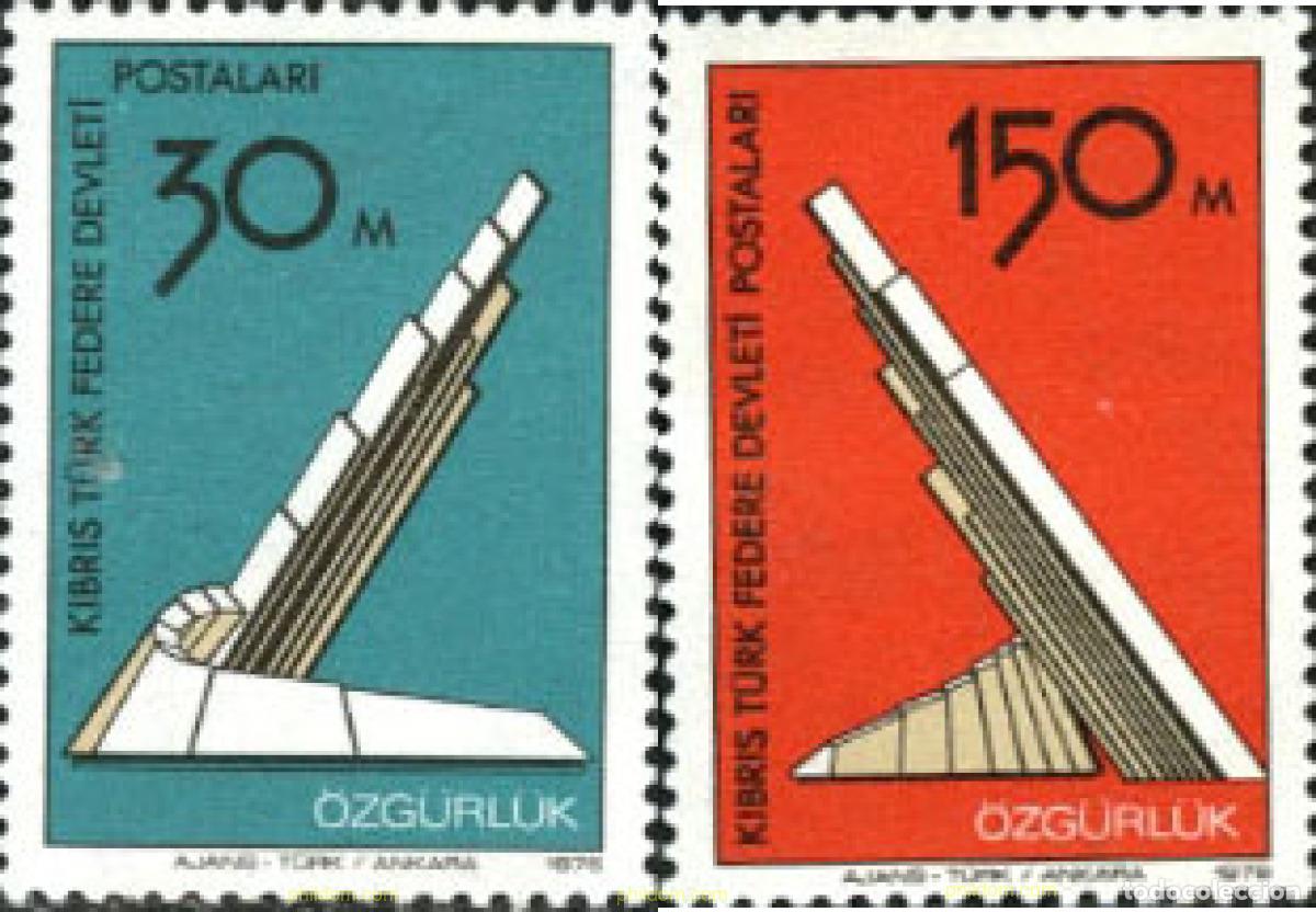 Sellos: 164578 MNH CHIPRE. Administraci&oacute;n turca 1976 LIBERACION