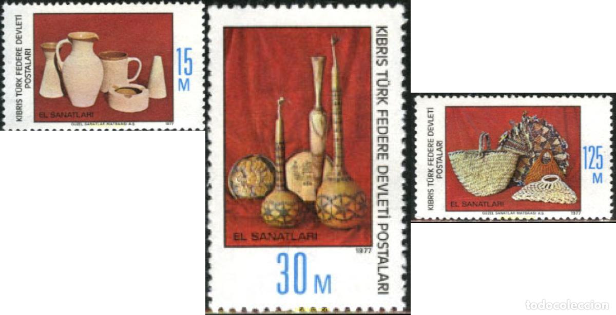 Sellos: 171386 MNH CHIPRE. Administraci&oacute;n turca 1977 ARTESANIA