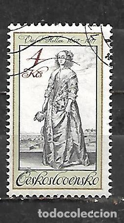 Sellos: 1983: CHECOSLOVAKIA Trajes de &eacute;poca sobre antiguas estampas (CTO)