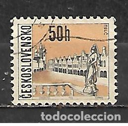 Sellos: 1966: CHECOSLOVAKIA Ciudades - Telč (usado)