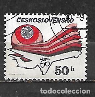 Sellos: 1983: CHECOSLOVAKIA 60&ordm; Aniversario de las l&iacute;neas a&eacute;reas checoslovacas (CTO)