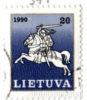 Sellos: Lituania. Vitis. S&iacute;mbolo Nacional.1992. YT-399. Usado