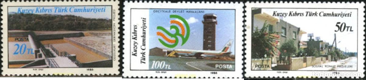 Sellos: 164691 MNH CHIPRE. Administraci&oacute;n turca 1986 DESARROLLO EN LA REPUBLICA TURCA DE CHIPRE