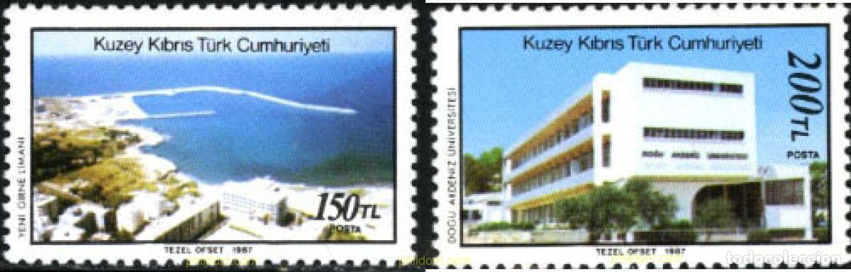 Sellos: 164707 MNH CHIPRE. Administraci&oacute;n turca 1987 ORGANIZACION Y DESARROLLO