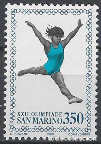 Sellos: SAN MARINO 1980 - JJOO DE MOSC&Uacute;, GIMNASIA - MNH**