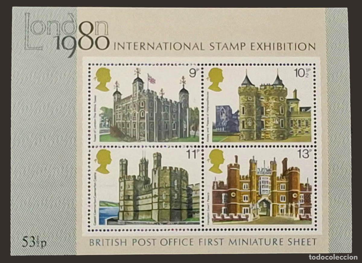 Briefmarken: 1 hoja bloque - Exposici&oacute;n Internacional de Filatelia 1980 Reino Unido
