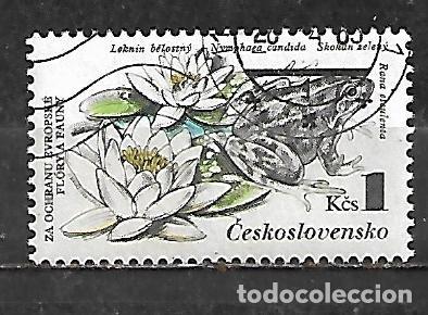 Sellos: 1983: CHECOSLOVAKIA Protecci&oacute;n de la naturleza - Ninfa y rana comestible