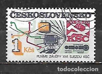Sellos: 1985: CHECOSLOVAKIA Logros del socialismo - Metro de Praga