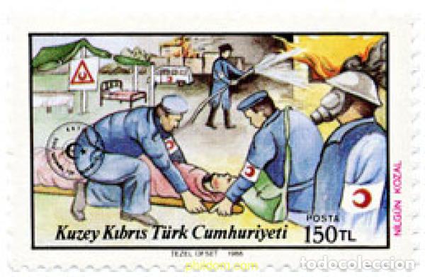 Sellos: 164726 MNH CHIPRE. Administraci&oacute;n turca 1988 PROTECCION CIVIL