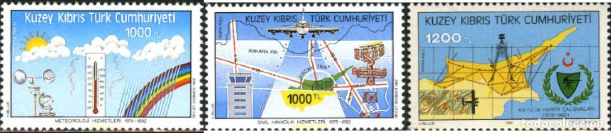 Sellos: 164786 MNH CHIPRE. Administraci&oacute;n turca 1992 ANIVERSARIOS Y ACONTECIMIENTOS