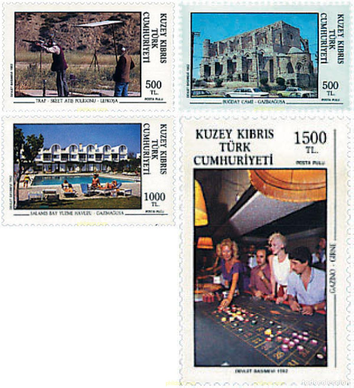 Sellos: 44982 MNH CHIPRE. Administraci&oacute;n turca 1992 TURISMO