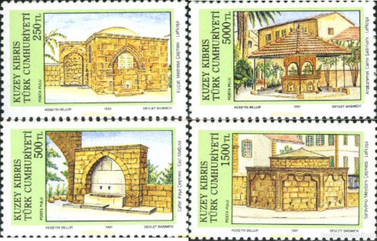 Sellos: 51452 MNH CHIPRE. Administraci&oacute;n turca 1991 FUENTES HISTORICAS