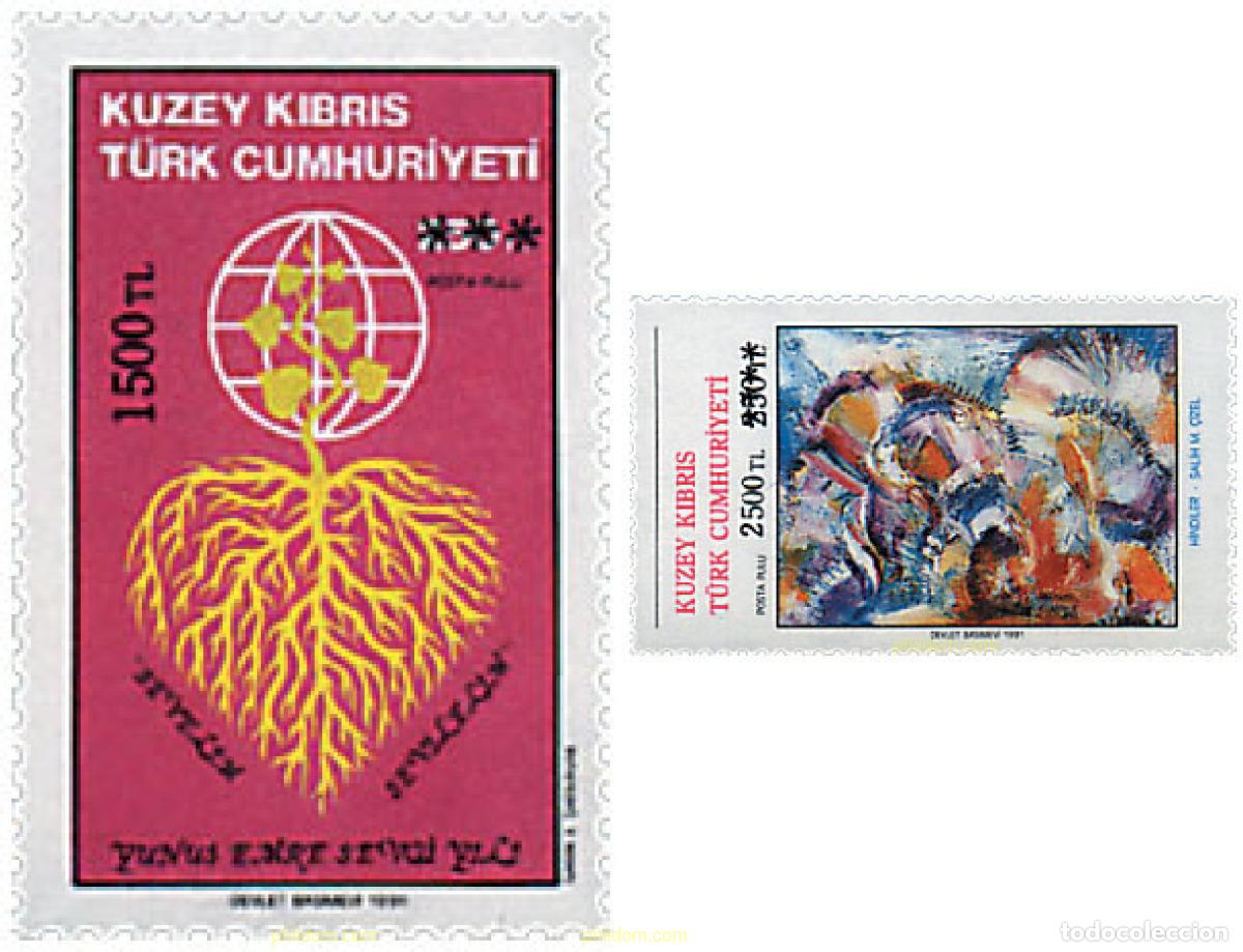 Sellos: 51462 MNH CHIPRE. Administraci&oacute;n turca 1994 MOTIVOS VARIOS