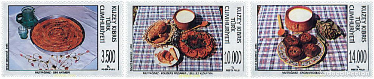 Sellos: 51464 MNH CHIPRE. Administraci&oacute;n turca 1995 PLATOS TIPICOS