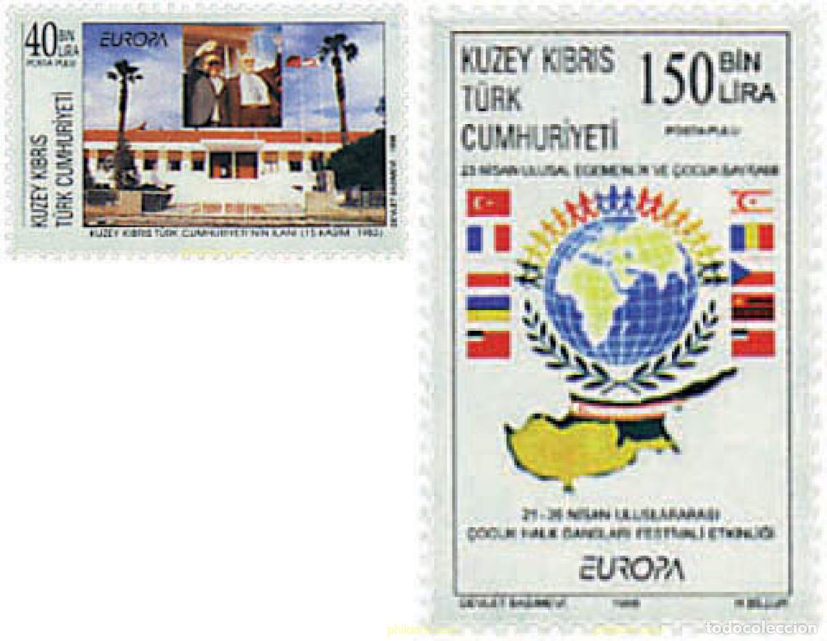 Sellos: 63120 MNH CHIPRE. Administraci&oacute;n turca 1998 EUROPA CEPT. FESTIVALES Y FIESTAS NACIONALES