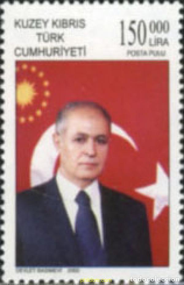Sellos: 164910 MNH CHIPRE. Administraci&oacute;n turca 2000 VISITA DEL PRESIDENTE DE LA REPUBLICA DE TURQUIA AHME