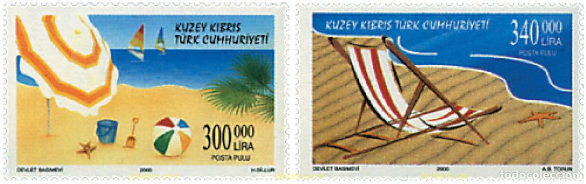 Sellos: 51672 MNH CHIPRE. Administraci&oacute;n turca 2000 TURISMO. VACACIONES