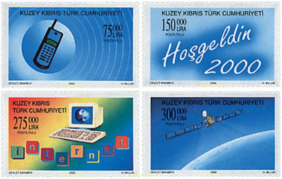 Sellos: 51674 MNH CHIPRE. Administraci&oacute;n turca 2000 MILENIO