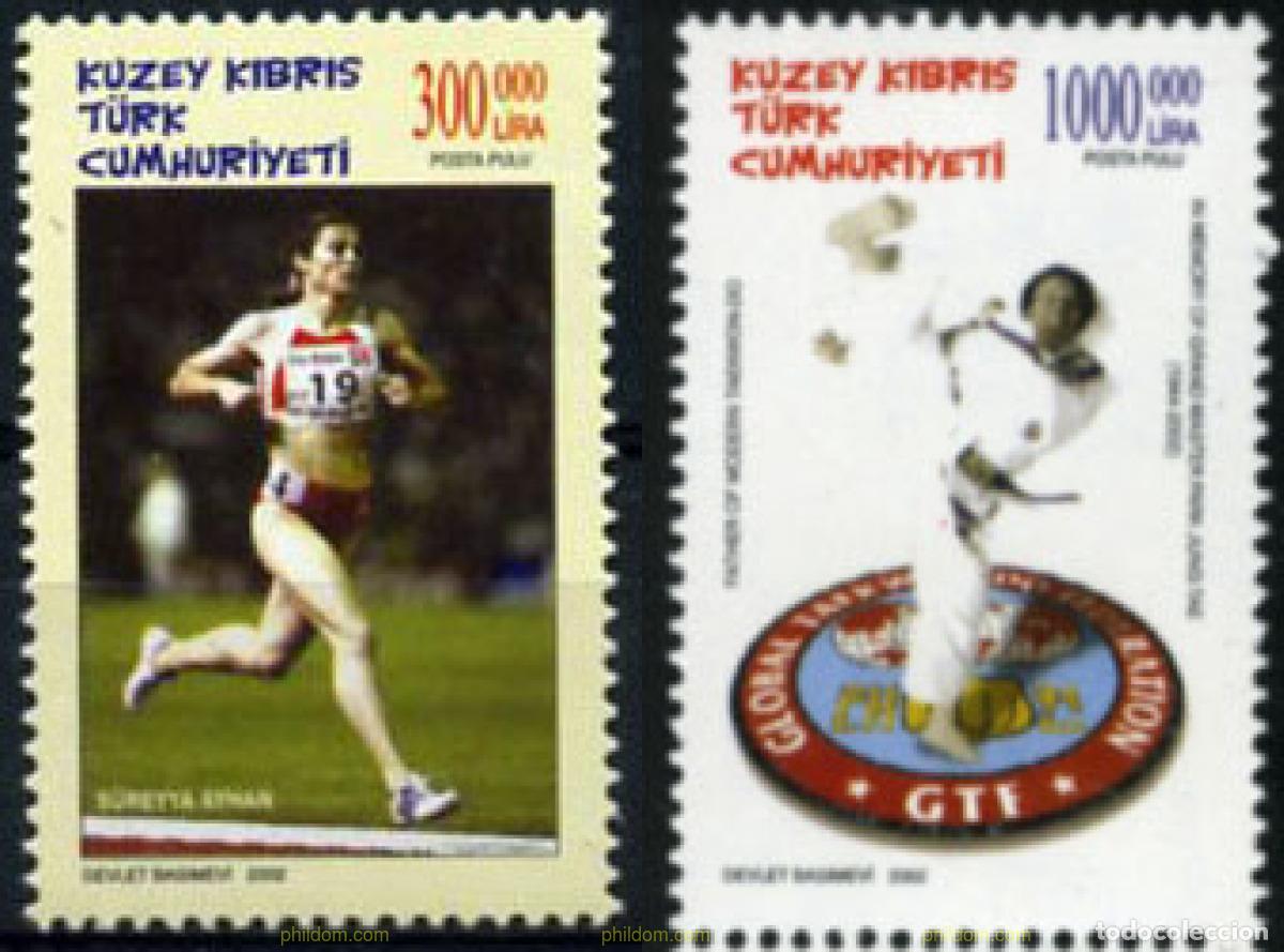 Sellos: 164937 MNH CHIPRE. Administraci&oacute;n turca 2002 DEPORTES