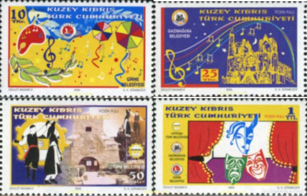 Sellos: 188871 MNH CHIPRE. Administraci&oacute;n turca 2005 ACTIVIDADES ARTISTICAS Y CULTURALES