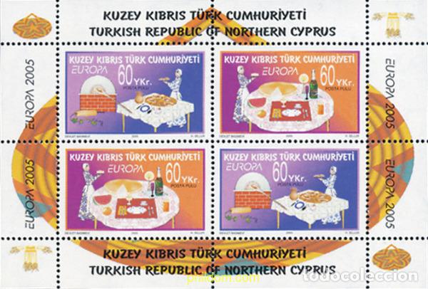 Sellos: 170473 MNH CHIPRE. Administraci&oacute;n turca 2005 EUROPA CEPT 2005 - GASTRONOMIA