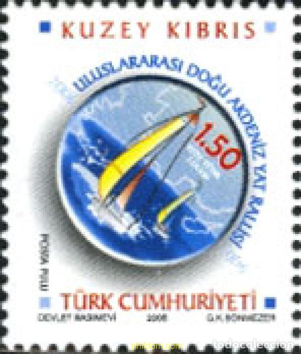 Sellos: 195272 MNH CHIPRE. Administraci&oacute;n turca 2006 RALLY INTERNACIONAL DEL ESTE MEDITERRANEO DEL YATE