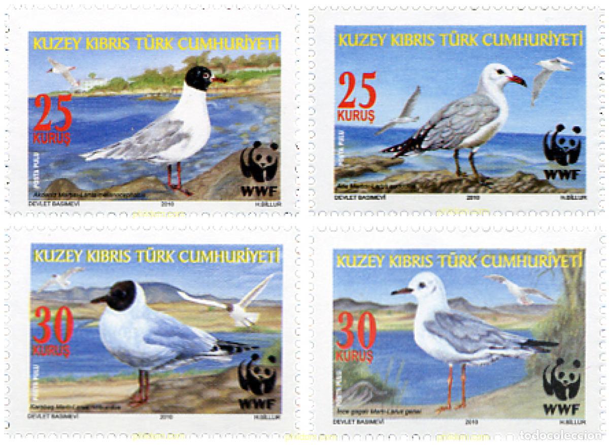 Sellos: 253006 MNH CHIPRE. Administraci&oacute;n turca 2010 AVES