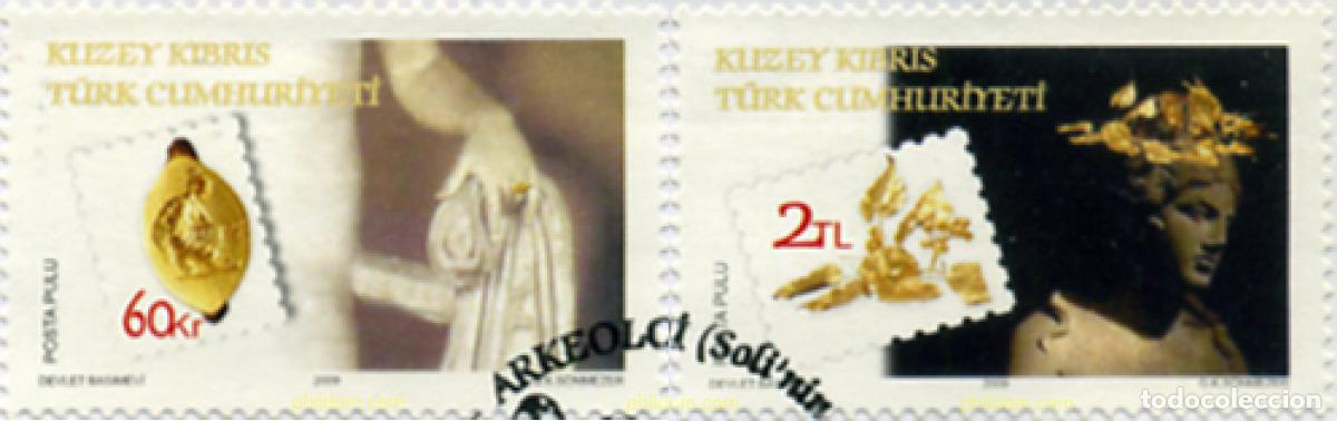 Sellos: 347026 MNH CHIPRE. Administraci&oacute;n turca 2009 ARQUEOLOGIA