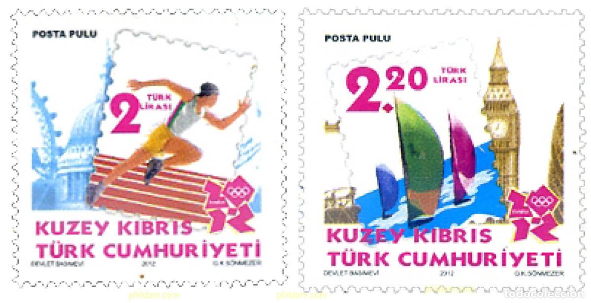 Sellos: 283835 MNH CHIPRE. Administraci&oacute;n turca 2012 30 JUEGOS OLIMPICOS DE VERANO LONDRES 2012