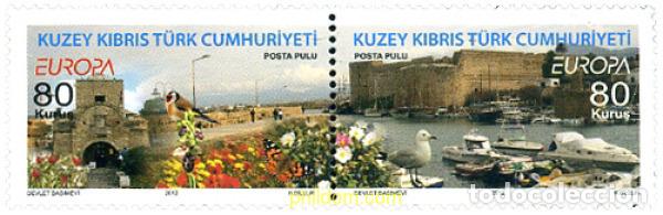 Sellos: 285082 MNH CHIPRE. Administraci&oacute;n turca 2012 EUROPA CEPT 2012 - TURISMO