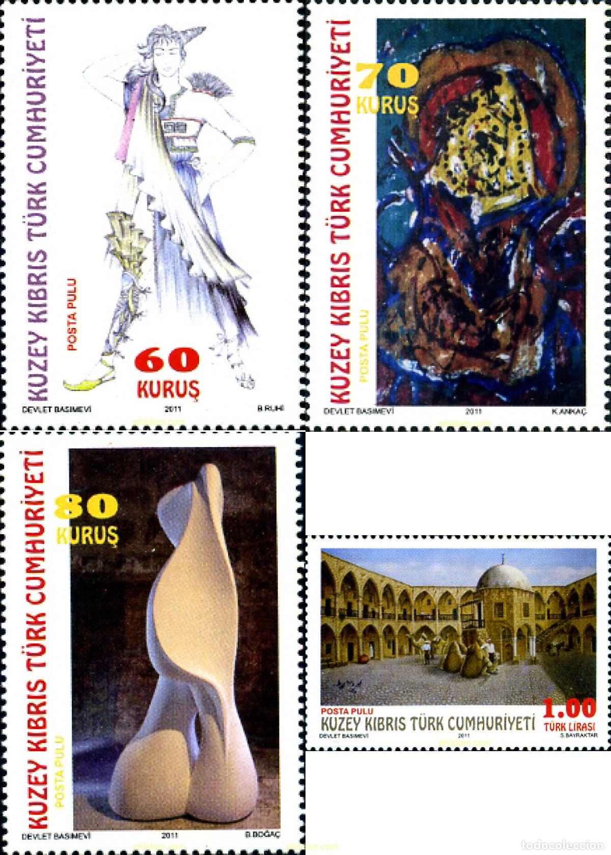 Sellos: 273819 MNH CHIPRE. Administraci&oacute;n turca 2011 ARTE