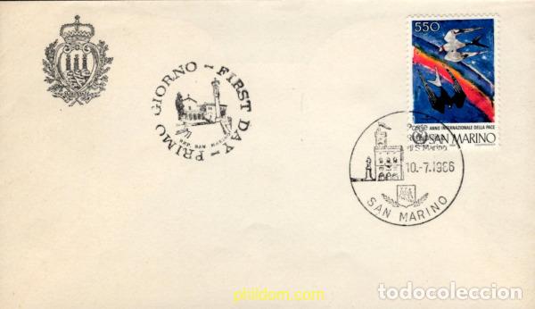 Sellos: 798105 MNH SAN MARINO 1986 A&Ntilde;O INTERNACIONAL DE LA PAZ
